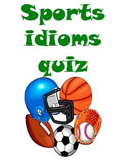 game pic for Sports idioms quiz